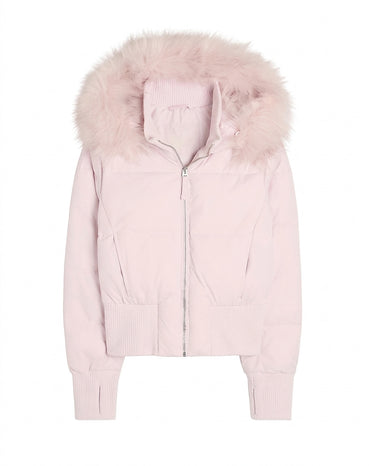 Doudoune pour femme avec capuche en fausse fourrure 2