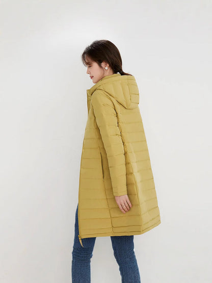 Doudoune pour femme avec capuche et fermeture éclair 5