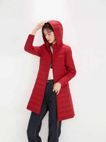 Doudoune pour femme avec capuche et fermeture éclair 6