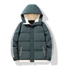 Doudoune pour homme avec capuche et manches à rayures 4