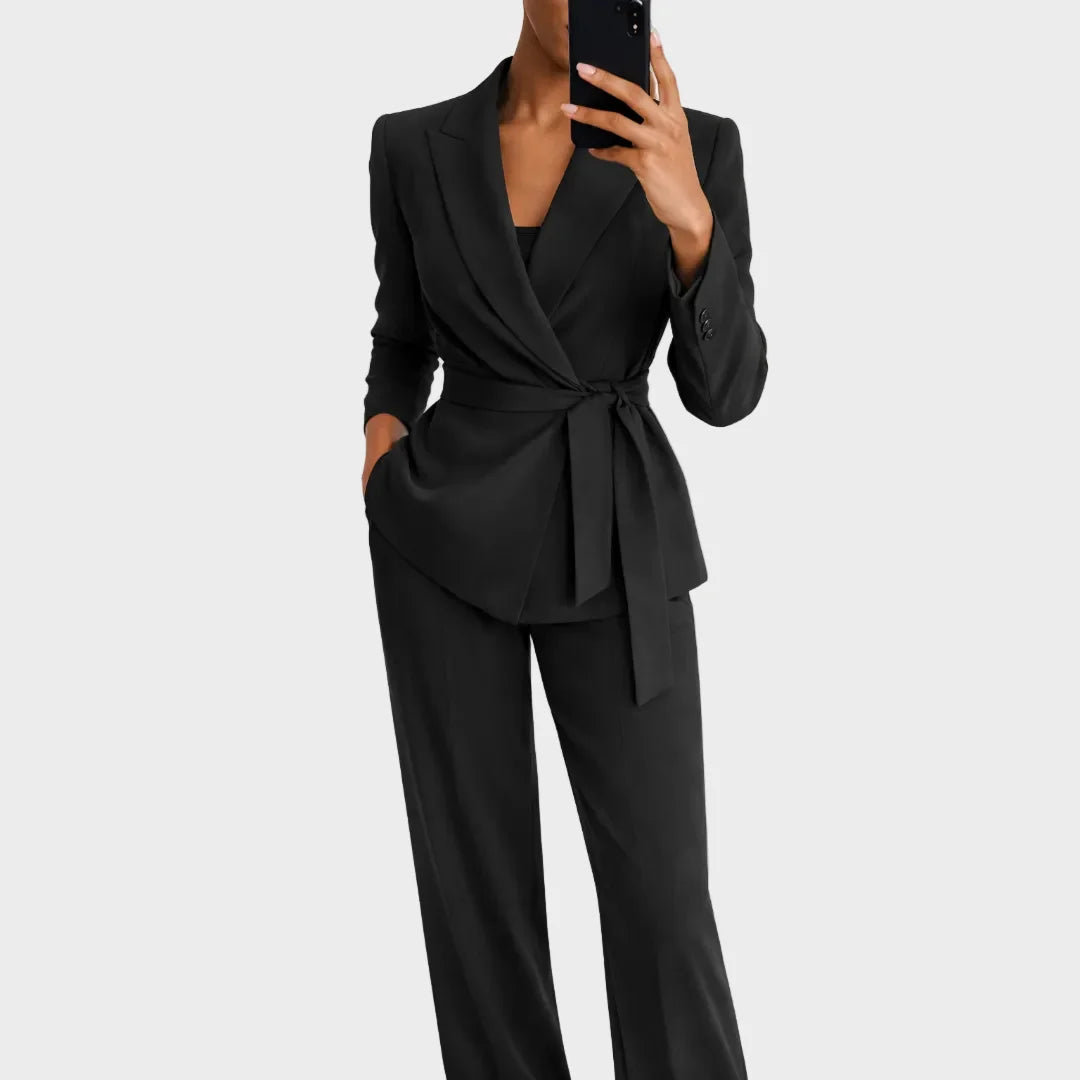 Ensemble assorti blazer et pantalon pour femme 3
