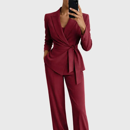Ensemble assorti blazer et pantalon pour femme 5