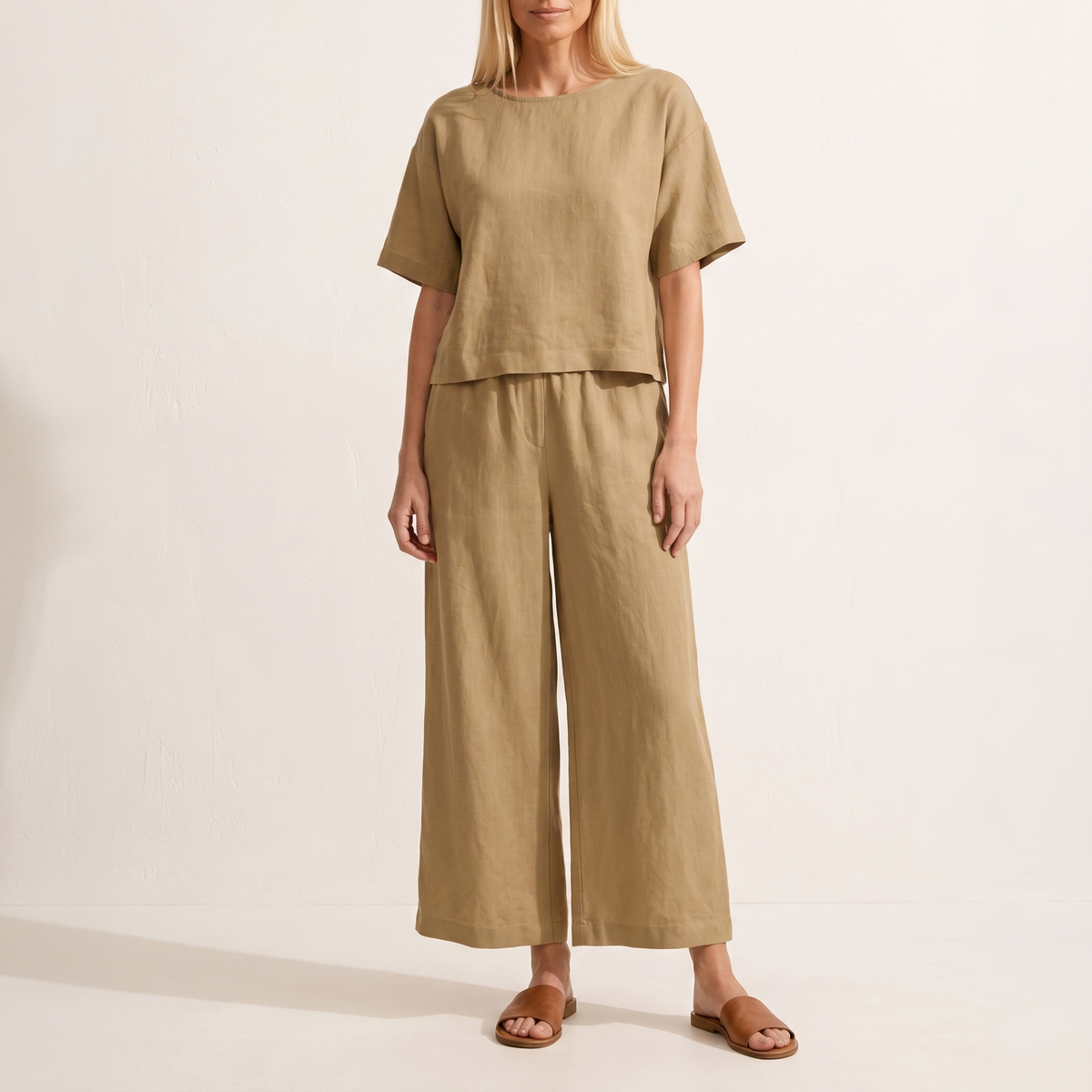 Ensemble coordonné pour femme avec imprimé cernes d'arbre 12