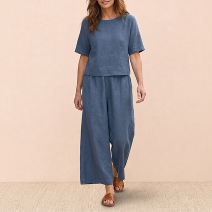 Ensemble coordonné pour femme avec imprimé cernes d'arbre 6