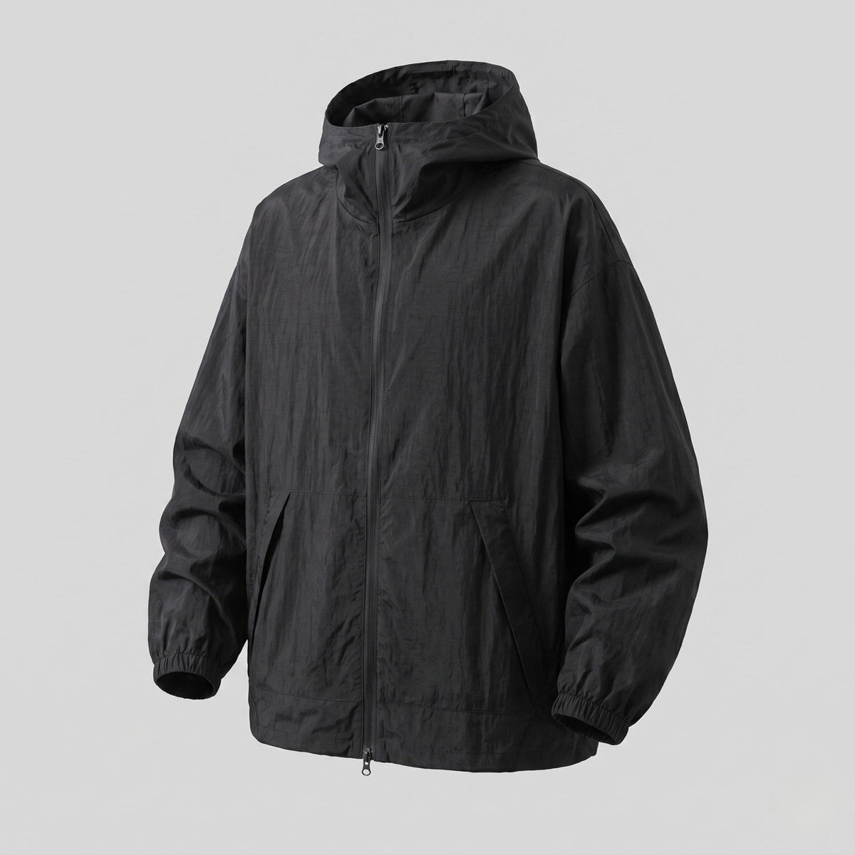 Ensemble coupe-vent zippé à capuche pour femme 6