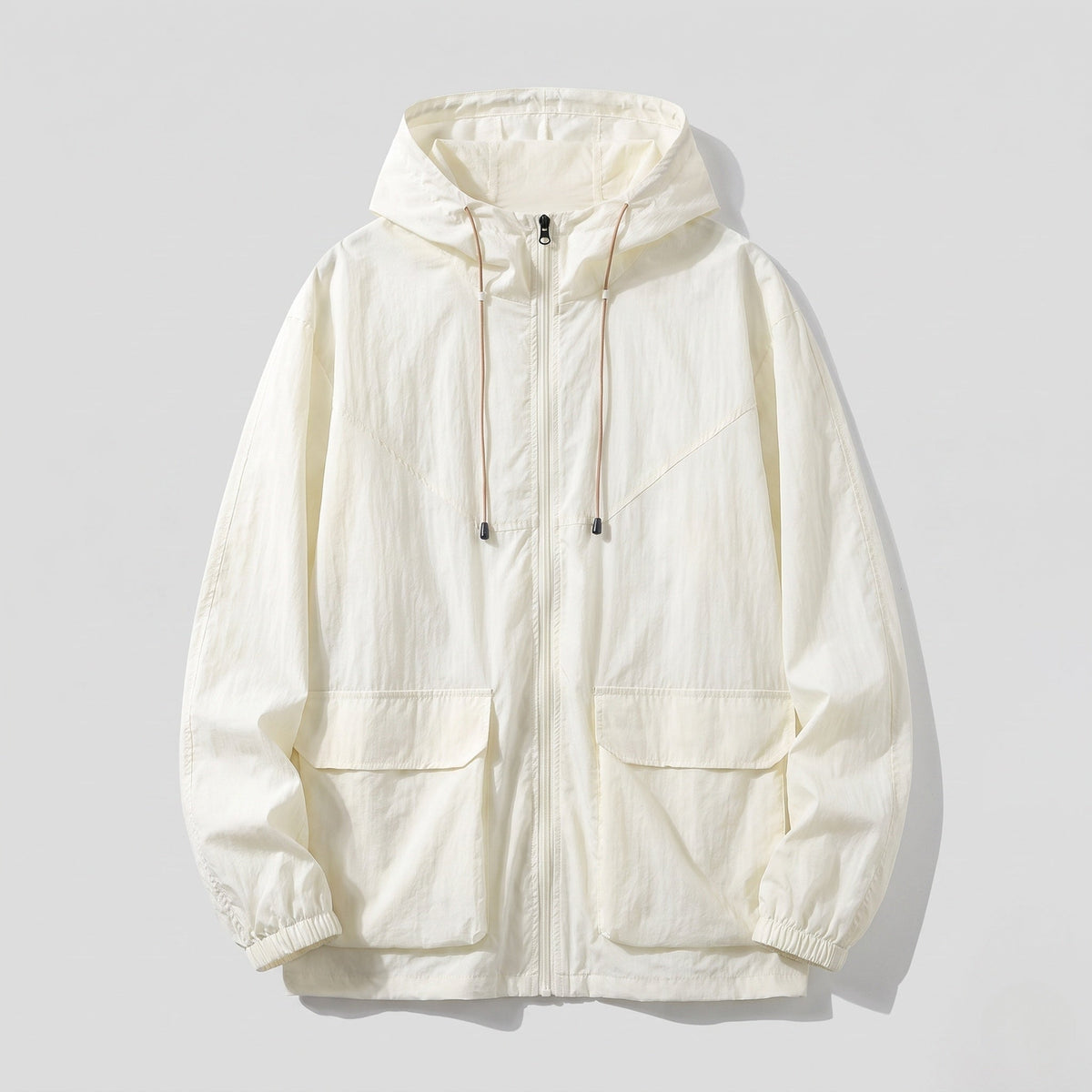 Ensemble coupe-vent zippé à capuche pour femme 7