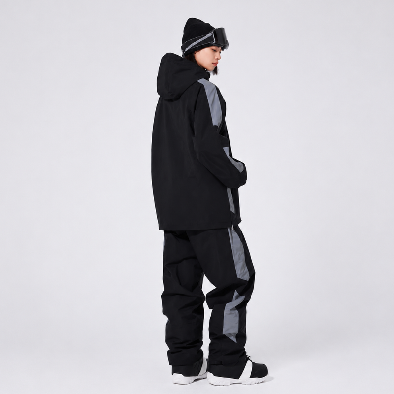 Ensemble de ski unisexe à capuche et demi-zip 11