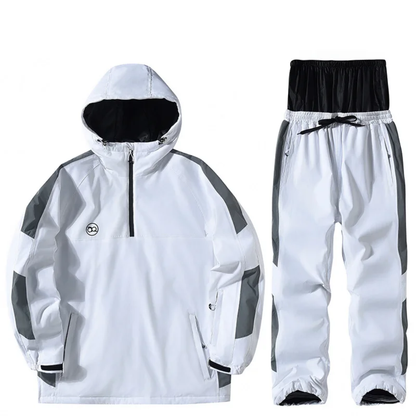 Ensemble de ski unisexe à capuche et demi-zip 9