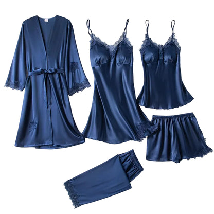 Ensemble de vêtements de nuit multipièces pour femmes-Pajama set-Gigié