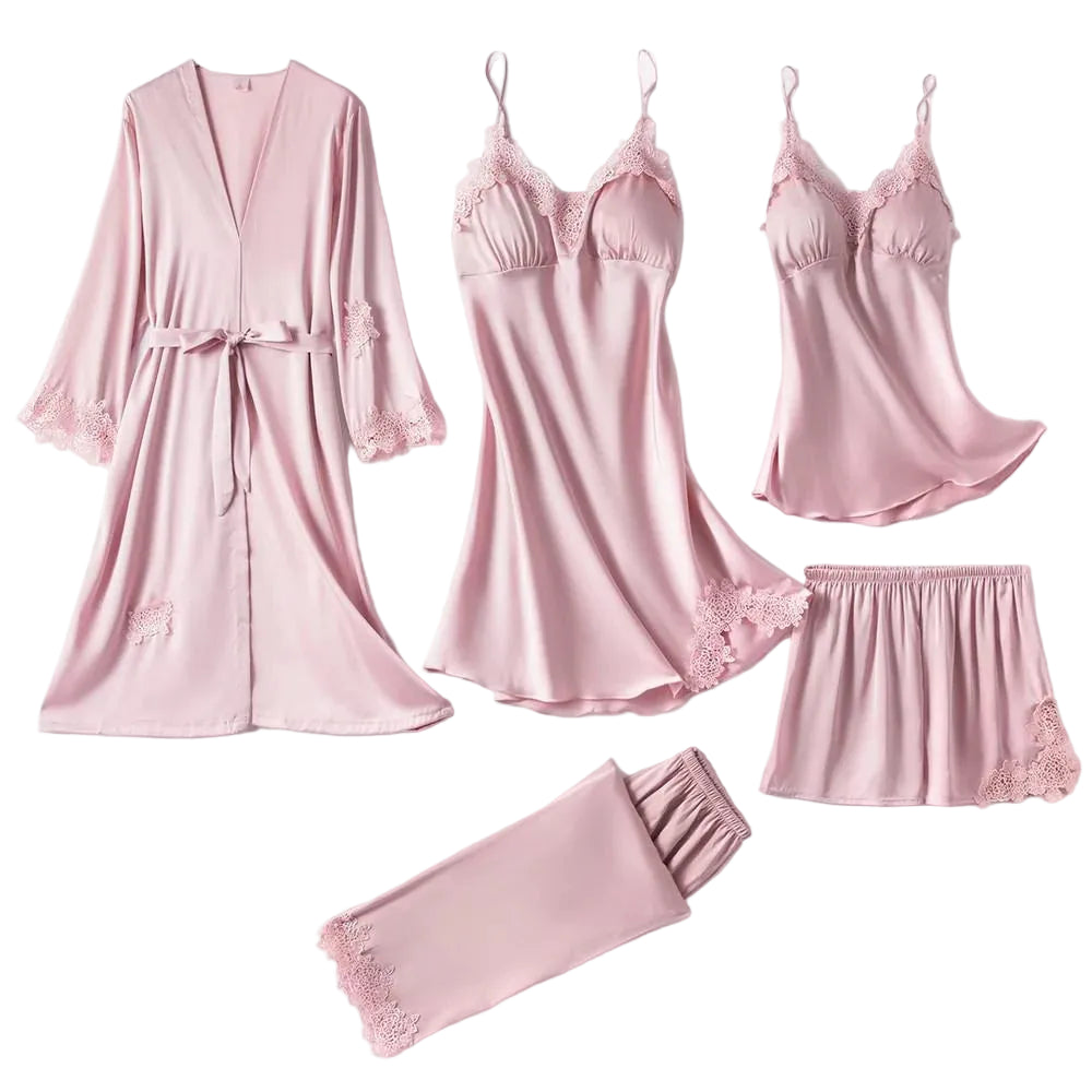 Ensemble de vêtements de nuit multipièces pour femmes