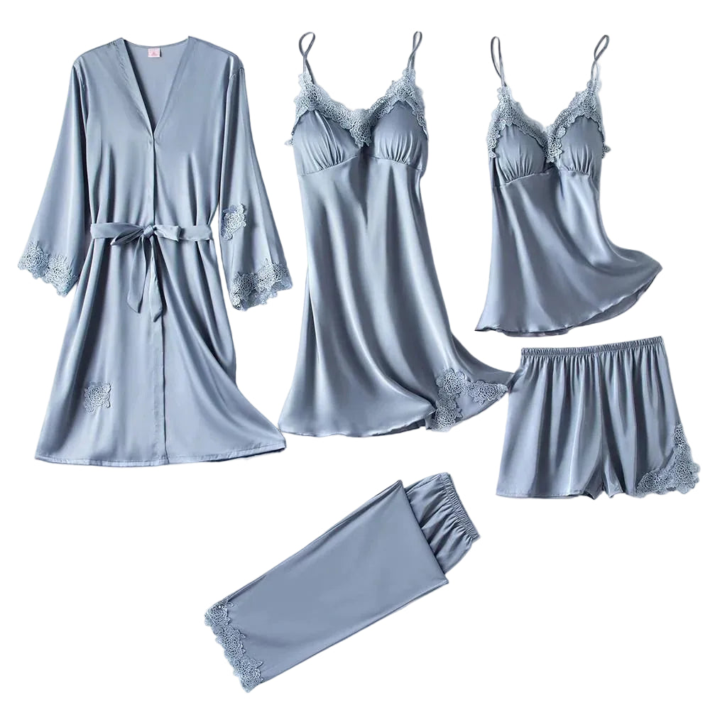 Ensemble de vêtements de nuit multipièces pour femmes-Pajama set-Gigié