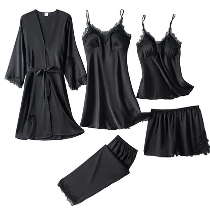 Ensemble de vêtements de nuit multipièces pour femmes-Pajama set-Gigié