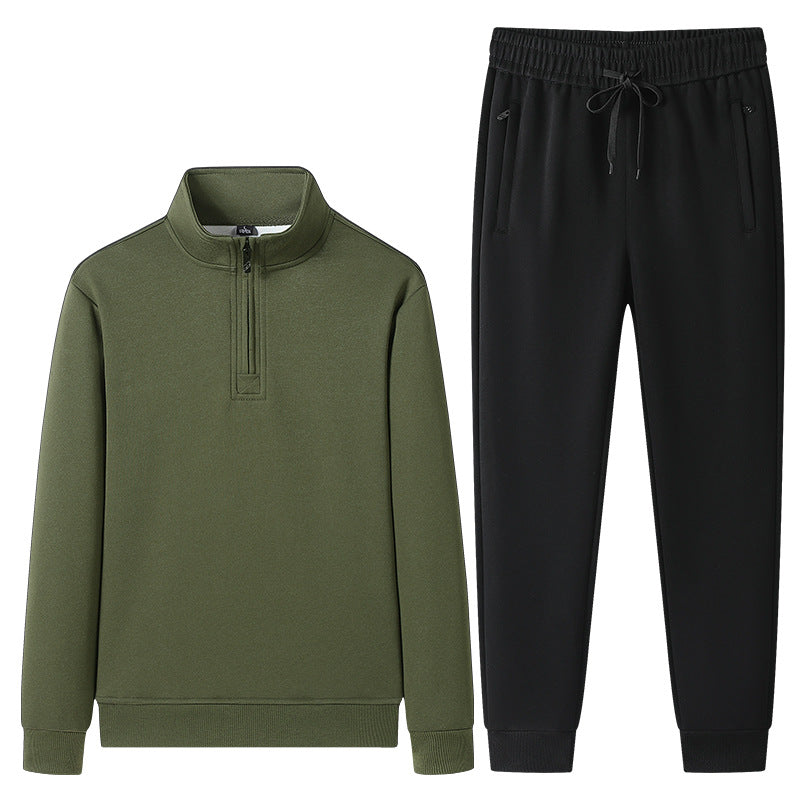 Ensemble pull zippé et pantalon de jogging pour homme 11