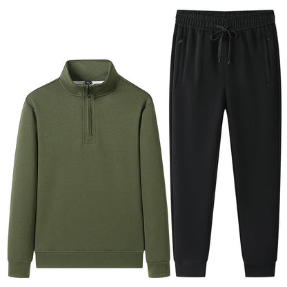 Ensemble pull zippé et pantalon de jogging pour homme 11