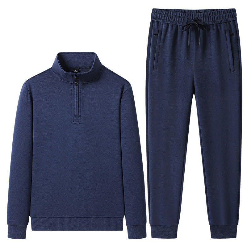 Ensemble pull zippé et pantalon de jogging pour homme 13