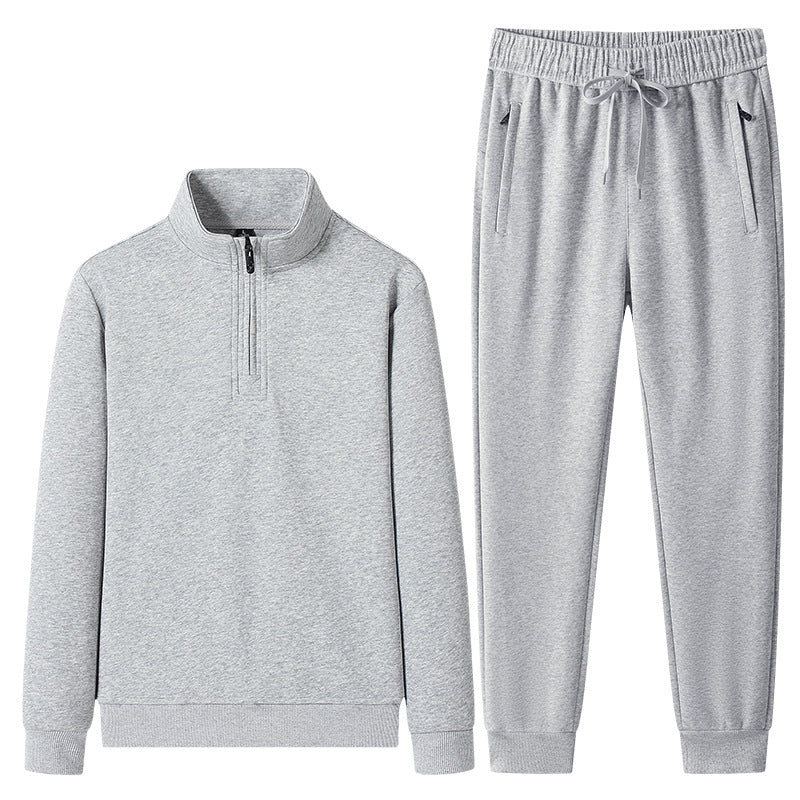 Ensemble pull zippé et pantalon de jogging pour homme 14