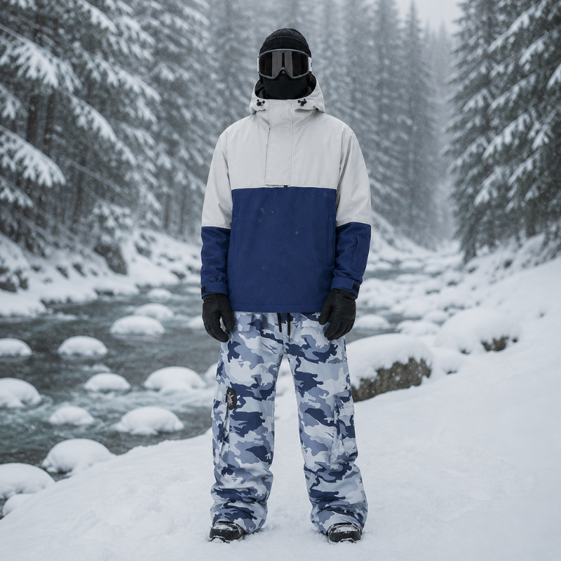 Ensemble veste anorak et pantalon cargo pour homme 3