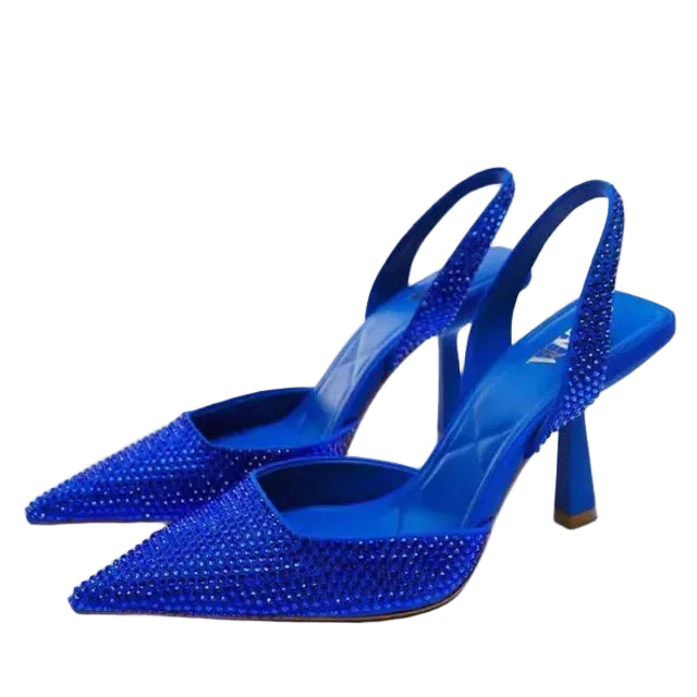 Escarpins Femme Slingback Bout Pointu Talon Fin-Gigié