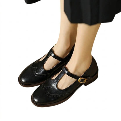 GIANNA™|MARY JANE ZAPATOS ORTOPÉDICOS Negro