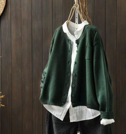 Gilet en maille oversize pour femme avec boutonnage à l'avant 3