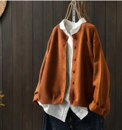 Gilet en maille oversize pour femme avec boutonnage à l'avant 4
