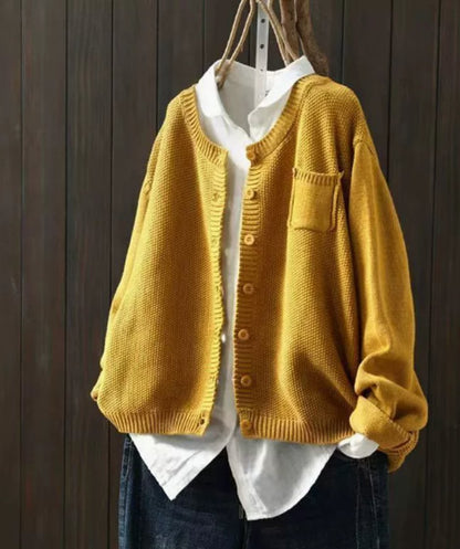 Gilet en maille oversize pour femme avec boutonnage à l'avant 7