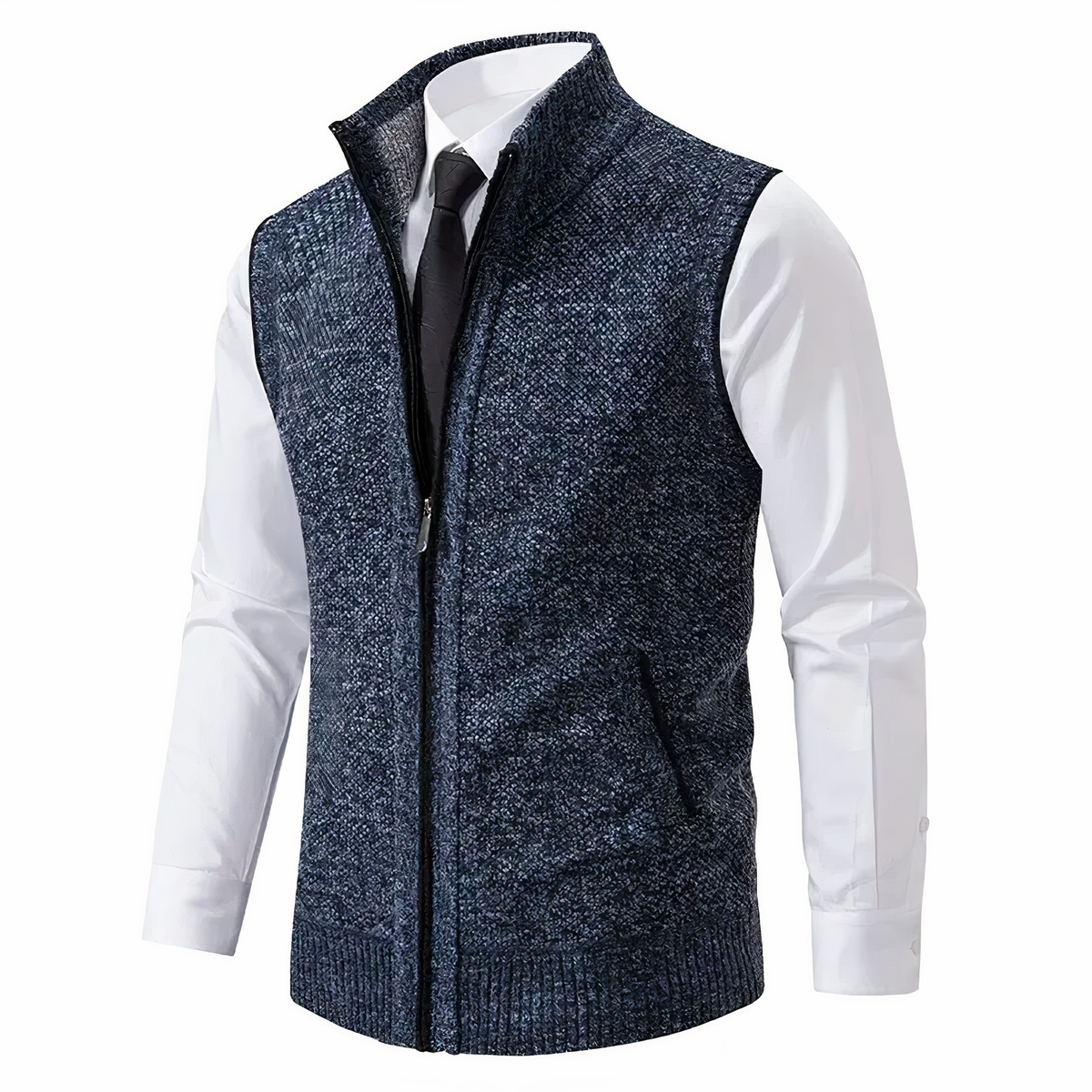 Gilet en maille zippé pour homme 6