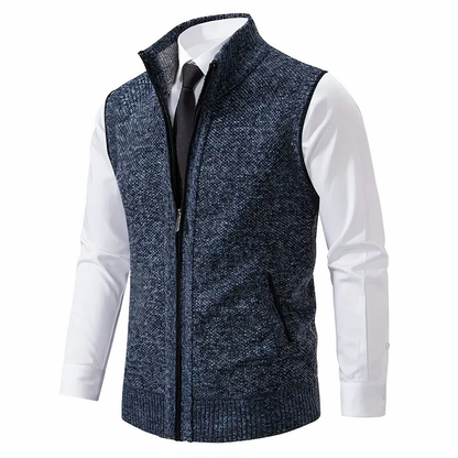 Gilet en maille zippé pour homme 6