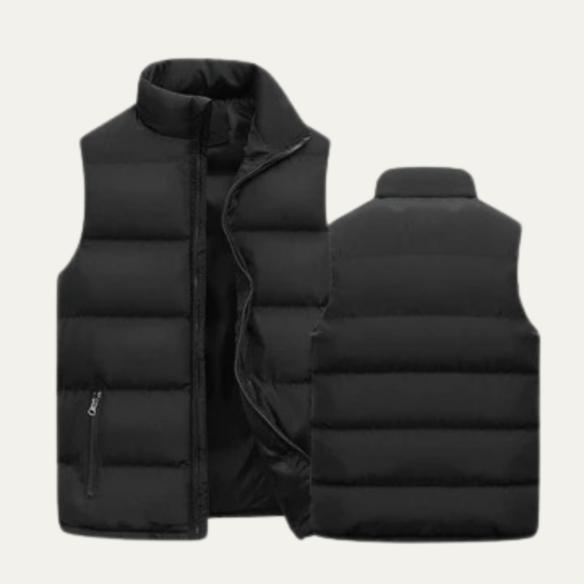 Gilet matelassé pour homme avec col montant 3