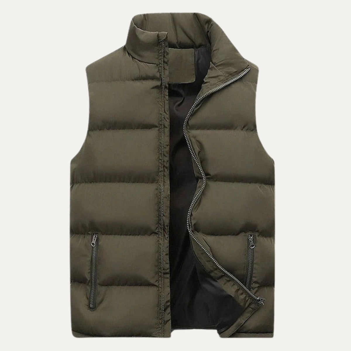 Gilet matelassé pour homme avec col montant 4