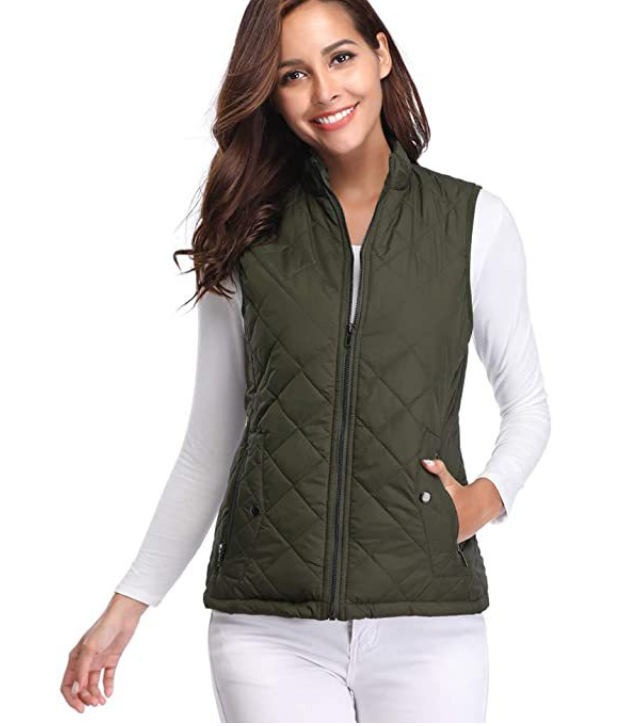 Gilet matelassé zippé pour femme 7
