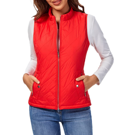Gilet matelassé zippé pour femme 9