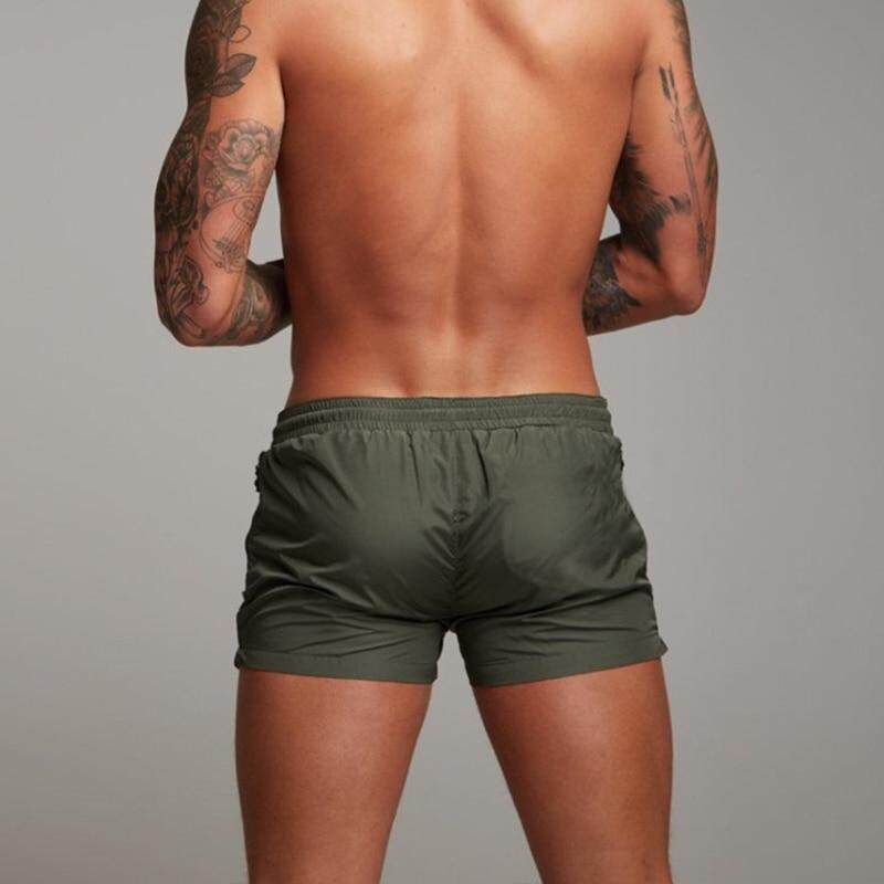 Homme Short de bain à taille élastique et cordon de serrage 7