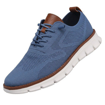 Hommes - Chaussures décontractées à lacets avec semelle rainurée et empiècements contrastés 2