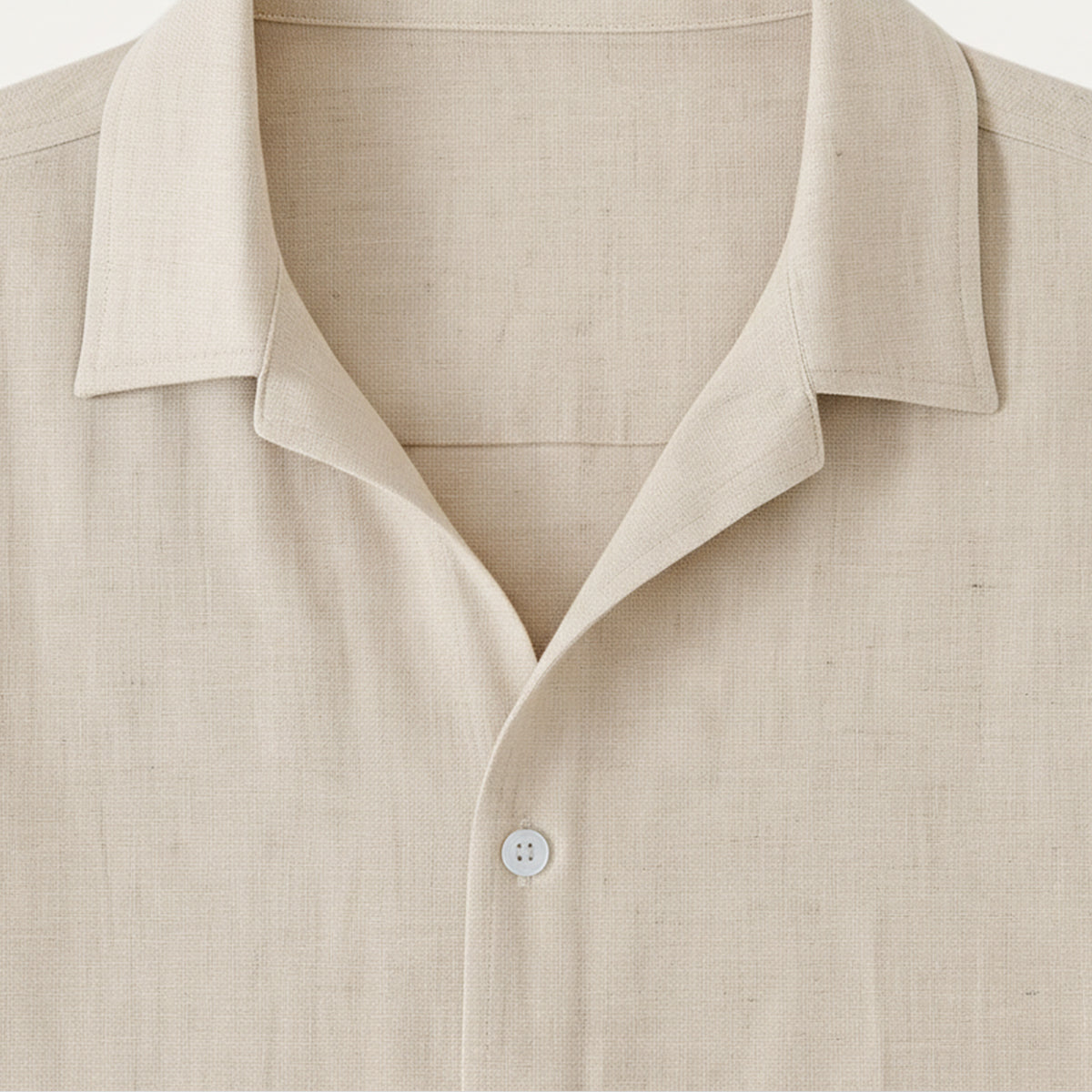 Hommes Ensemble Chemise à Manches Courtes et Pantalon à Cordon de Serrage 3