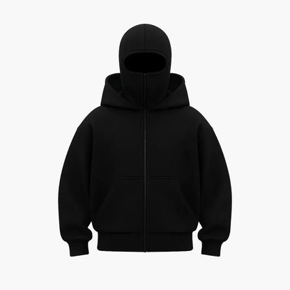 Hoodie Zippé Unisexe Techwear & Capuche Intégrée-Gigié