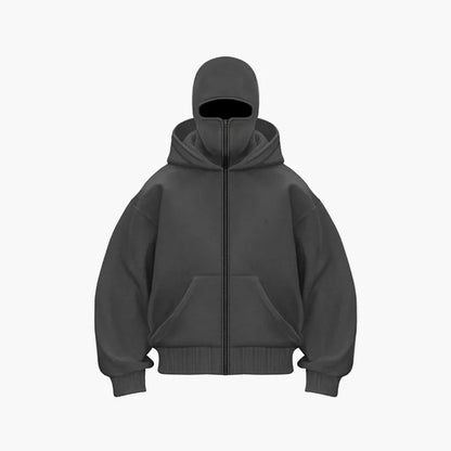 Hoodie Zippé Unisexe Techwear & Capuche Intégrée-Gigié