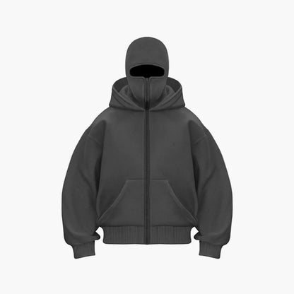 Hoodie Zippé Unisexe Techwear & Capuche Intégrée-Gigié