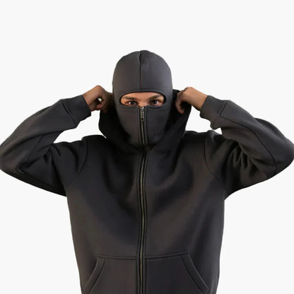 Hoodie Zippé Unisexe Techwear & Capuche Intégrée-Gigié