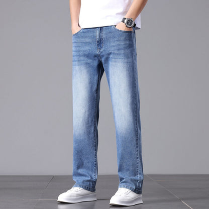 Jean droit coupe ample pour homme 4