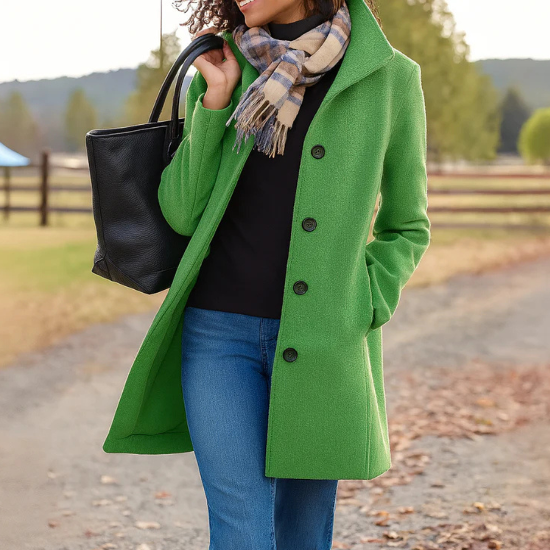 Manteau Heritage pour femme avec fermeture à boutons 10