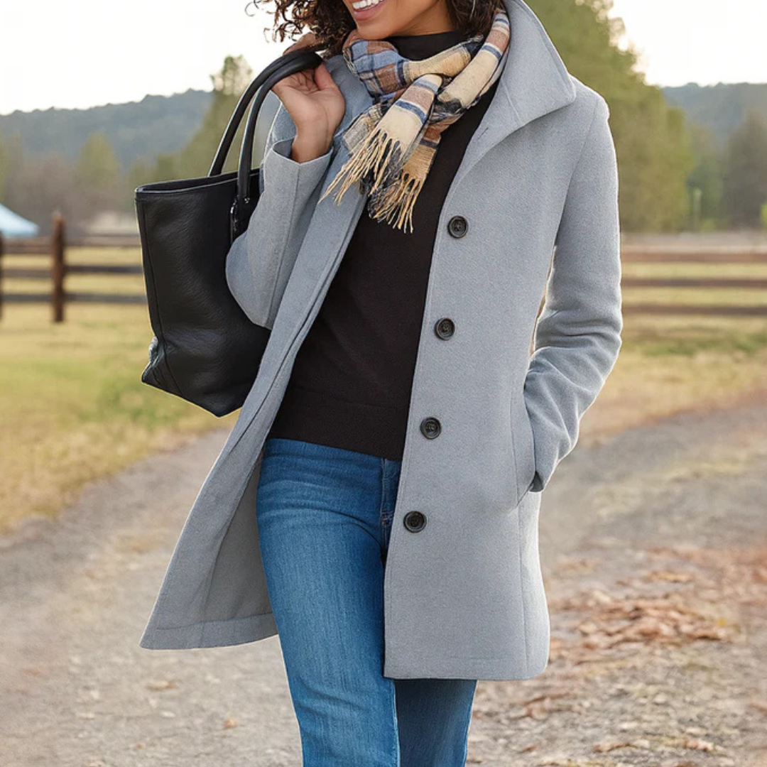 Manteau Heritage pour femme avec fermeture à boutons 4