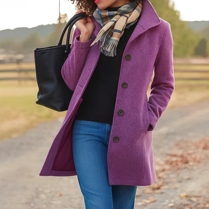Manteau Heritage pour femme avec fermeture à boutons 5