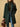 Manteau long à motif à carreaux pour femme 2