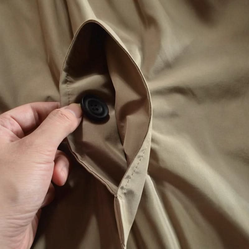 Manteau mi-long à boutonnage pour homme 8