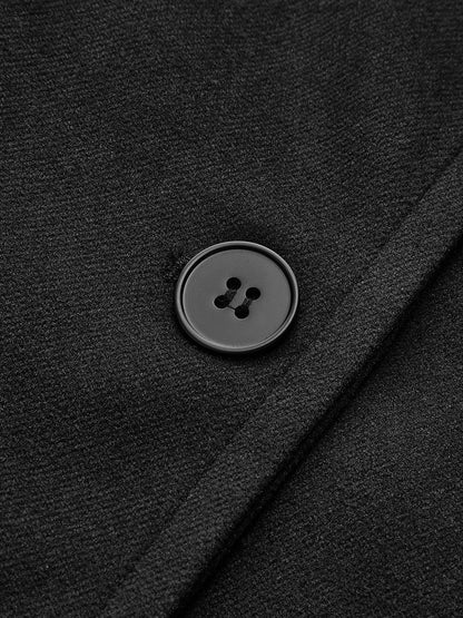 Manteau oversize en mélange de laine pour femme avec fermeture à boutons 8
