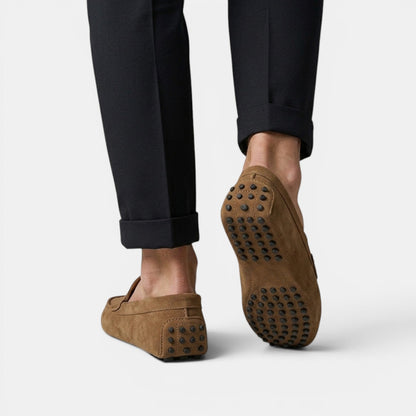 Mocassins Penny Driver en Daim pour Homme 12