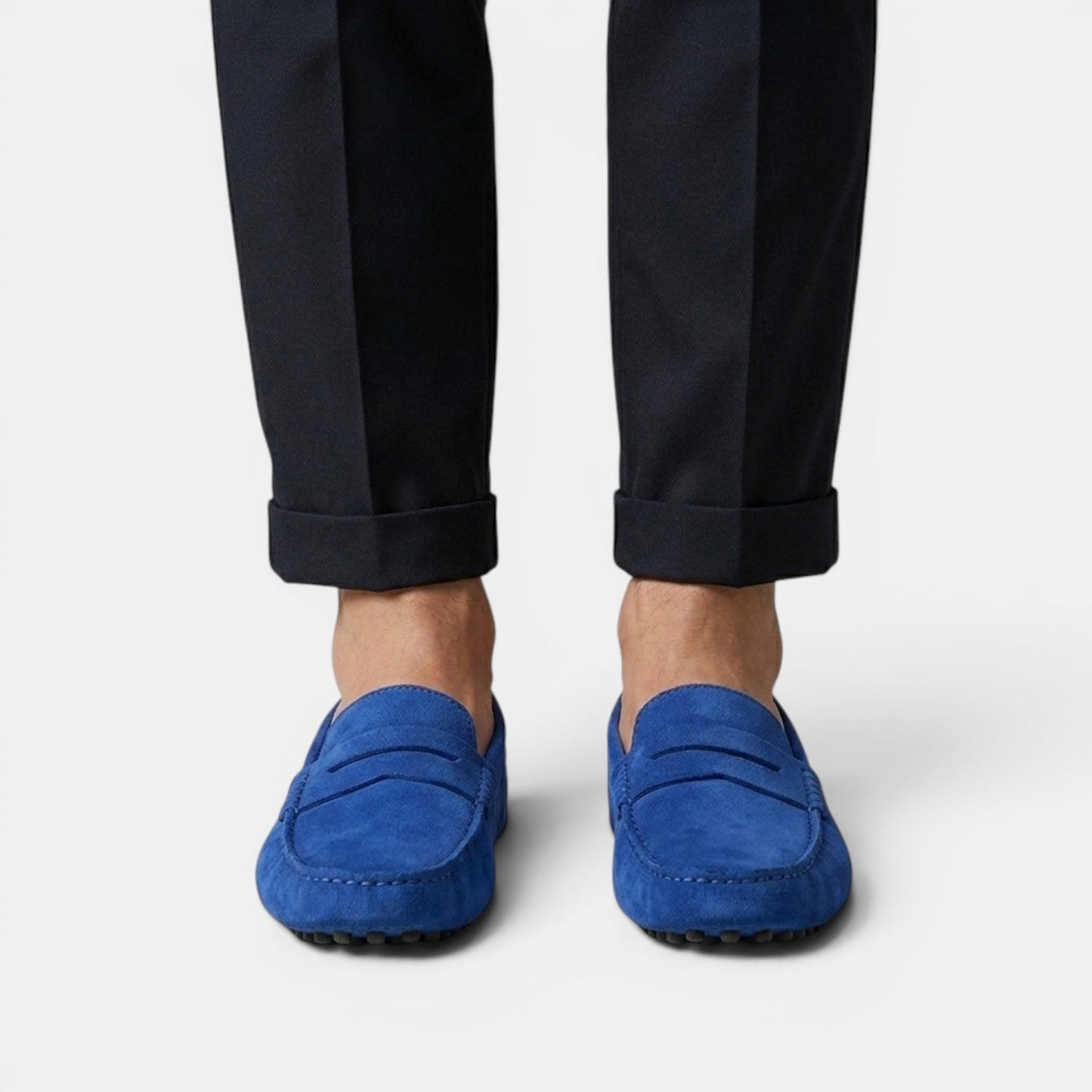 Mocassins Penny Driver en Daim pour Homme 15