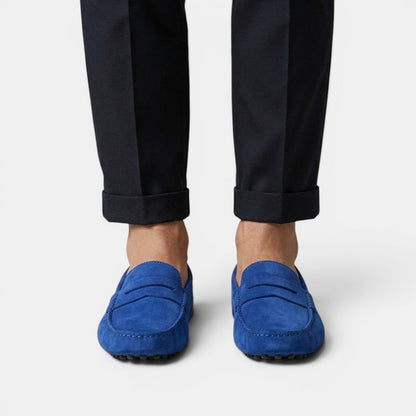Mocassins Penny Driver en Daim pour Homme 15