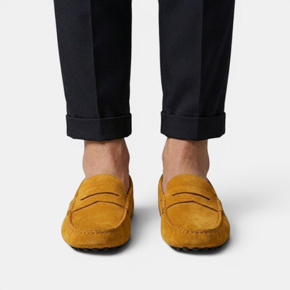 Mocassins Penny Driver en Daim pour Homme 19